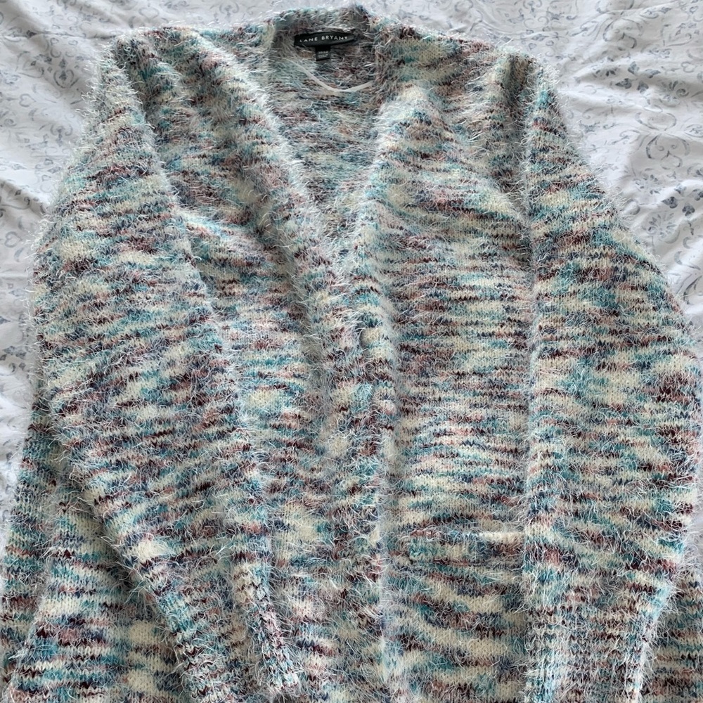 Lane Bryant never worn eyelash pocket sweater.
